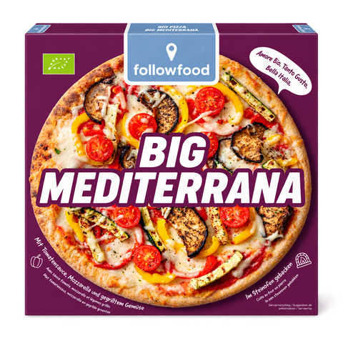 Bio pizza Mediterrana 530 g
