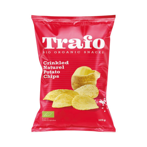 Bio čips rebrasti 125 g