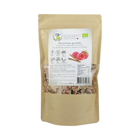 Bio presna granola malina cimet 300 g