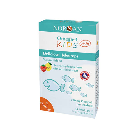 Omega 3 Kids želeji 45 kos