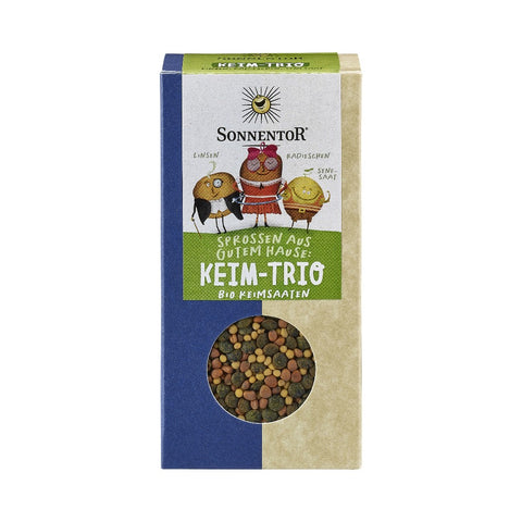 Bio semena za kaljenje leča redkev gorčična semena 120 g