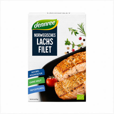 Bio zmrznjen file norveškega lososa 160 g