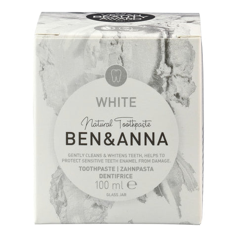 Zobna pasta v kozarcu bela 100 ml