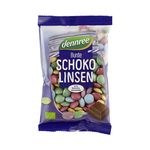 Bio bonboni čokoladni barvni 100 g