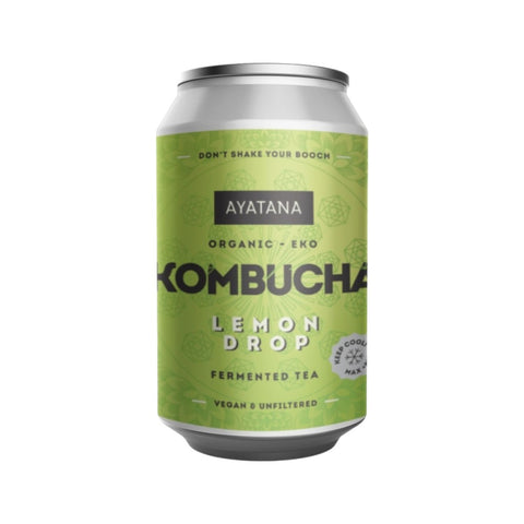 Bio kombucha lemon drop pločevinka 330 ml