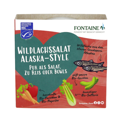 Solata z divjim lososem Alaska 200 g