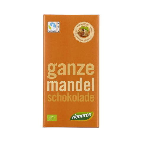 Bio čokolada celi mandlji 100 g