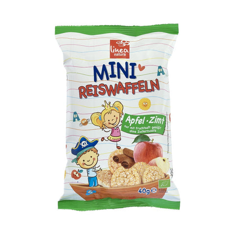 Bio vaflji riževi jabolko mini 40 g