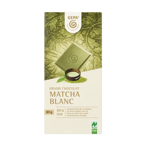 Bio čokolada matcha  80 g