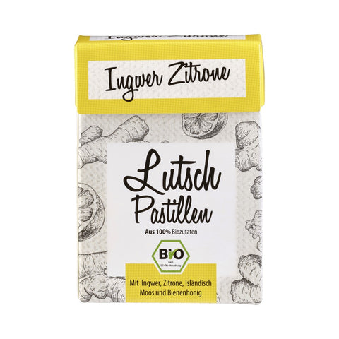 Bio pastile limona ingver 30 g