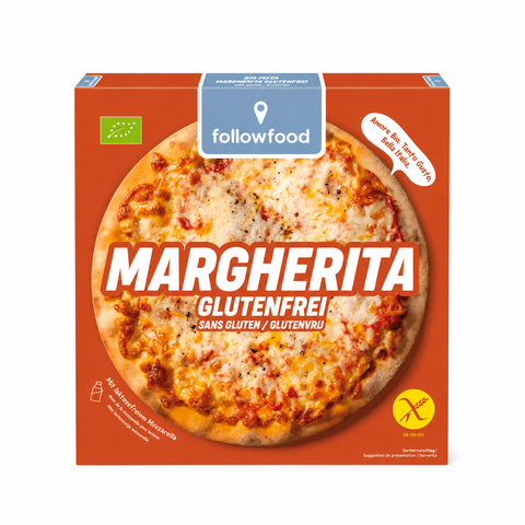 Bio zamrznjena pizza Margherita brez glutena 282 g