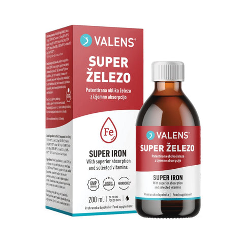 Super železo tekočina  200 ml
