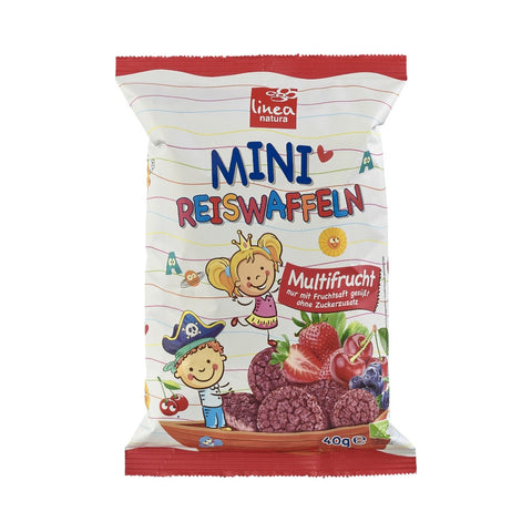 Bio vaflji riževi sadni mini 40 g