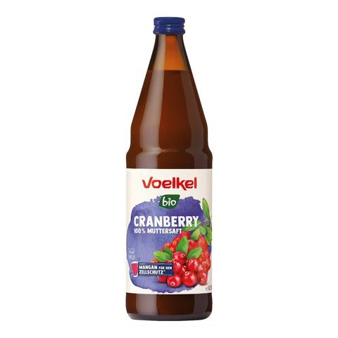 Bio sok brusnica 100% 750 ml