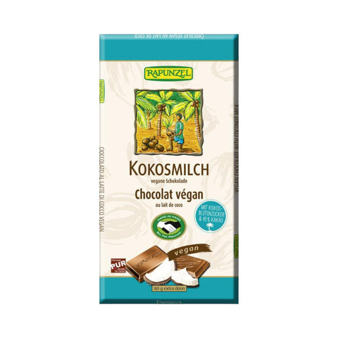Bio čokolada s kokosovim mlekom 80 g