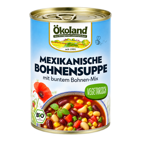 Bio juha mehiška s fižolom 400 g