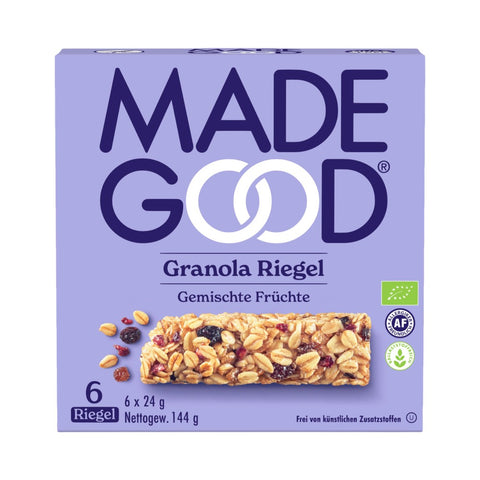 Bio granola ploščice mešano sadje 144 g