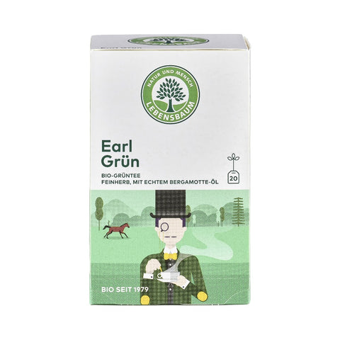 Bio čaj zeleni Earl grun  20x1,5 g