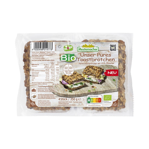 Bio ovseni toast s semeni  350 g