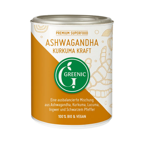 Bio ashwaganda in kurkuma v prahu 130 g