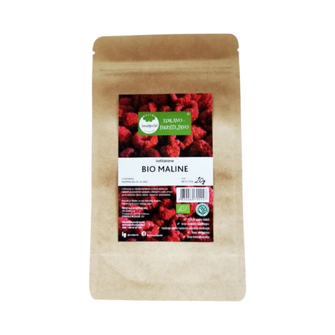 Bio liofilizirane maline vrečka 20 g