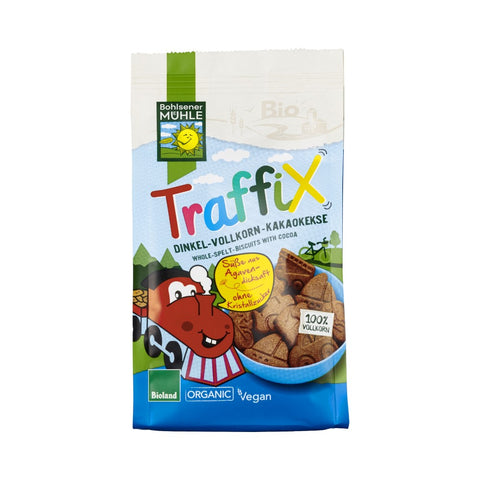 Bio piškoti pirini polnozrnati živalice kakav 125 g