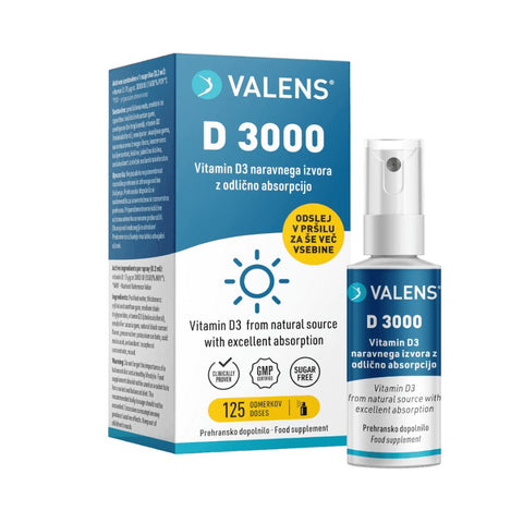 Vitamin D3000 ustno pršilo  25 ml