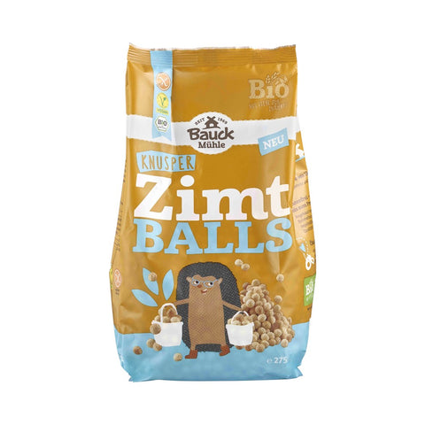 Bio kroglice hrustljave brez glutena cimet  275 g