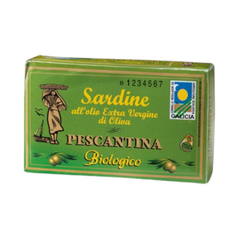 Sardine v bio olivnem olju 120 g