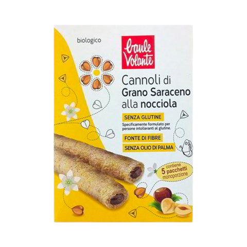 Bio cannoli iz ajdove moke in lešnikovo kremo 125 g