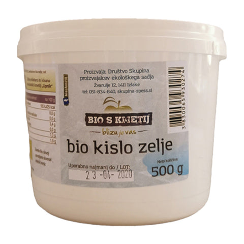 Sveže ekološko kislo zelje 500 g