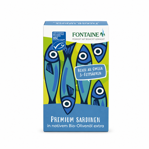 Premium sardine v bio olivnem olju 120 g
