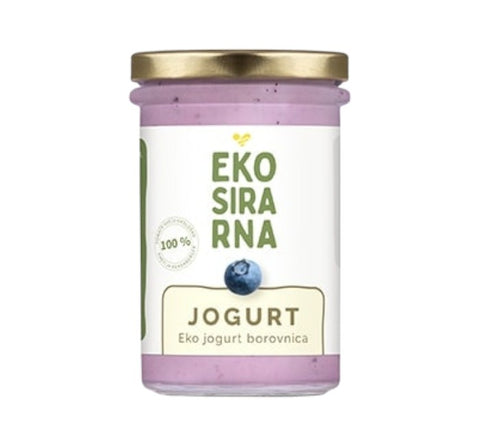 Bio domači jogurt borovnica 300 ml