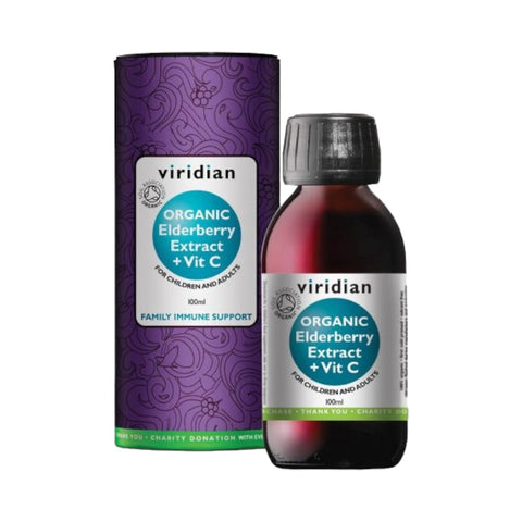 Ekološki sirup črnega bezga z vitaminom C 100 ml