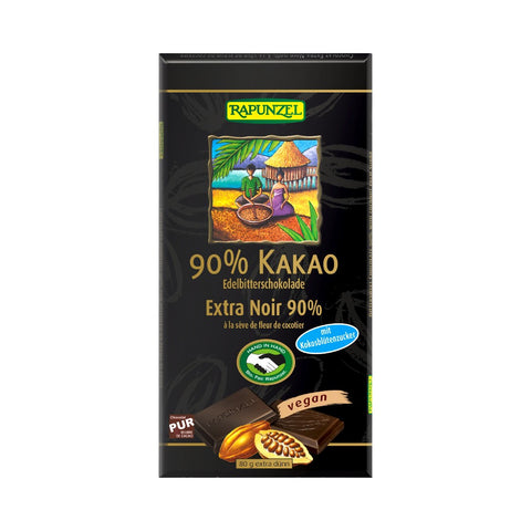 Bio čokolada temna 90% 80 g