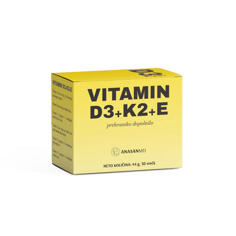 Vitamin D3+K2+E 30 vrečk