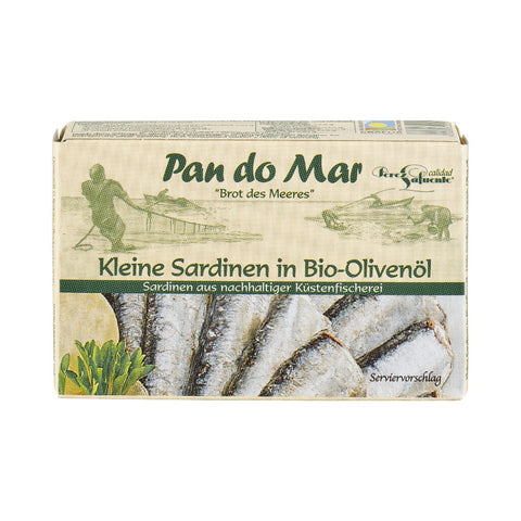 Sardine male v bio oljčnem olju 120 g