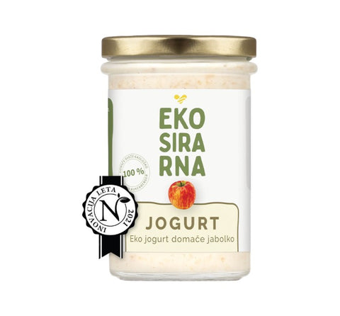 Bio domači jogurt jabolko 300 ml