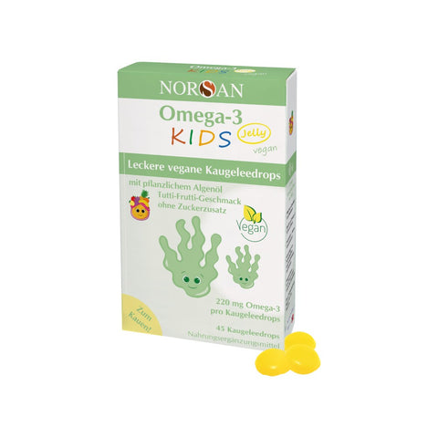 Omega 3 Kids vegan želeji 45 kos