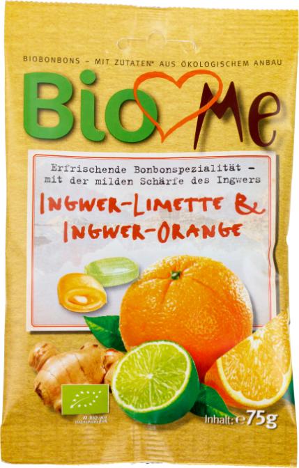 Bio bonboni ingver citrusi 75 g