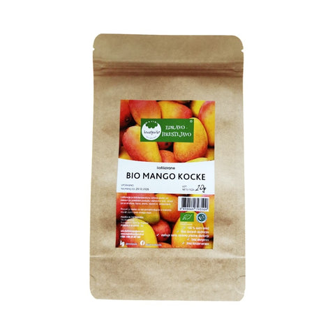 Bio liofiliziran mango  vrečka 20 g
