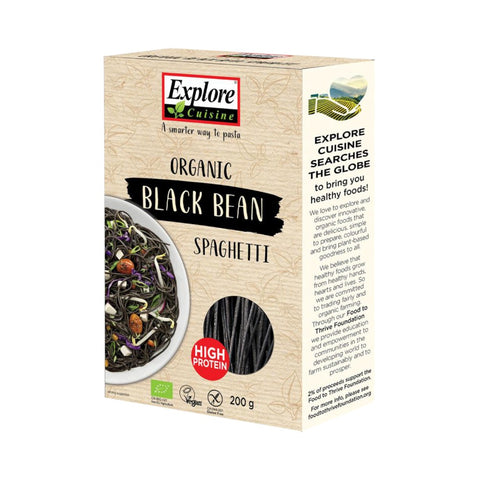 Bio špageti iz črnega fižola brez glutena 200 g