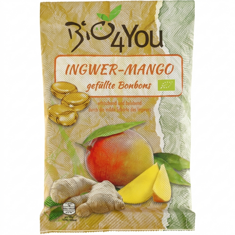 Bio bonboni ingver mango 75g