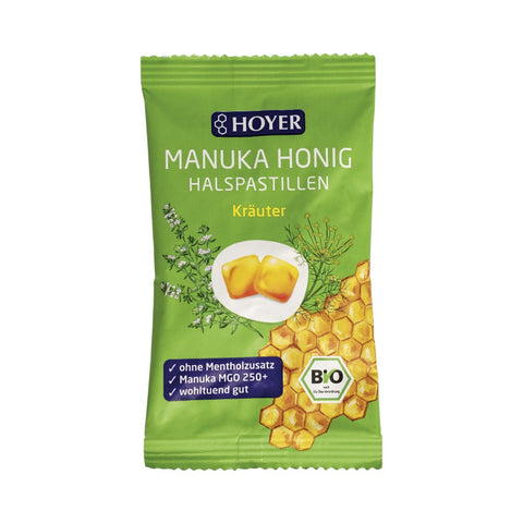 Bio pastile manuka med zelišča 30 g