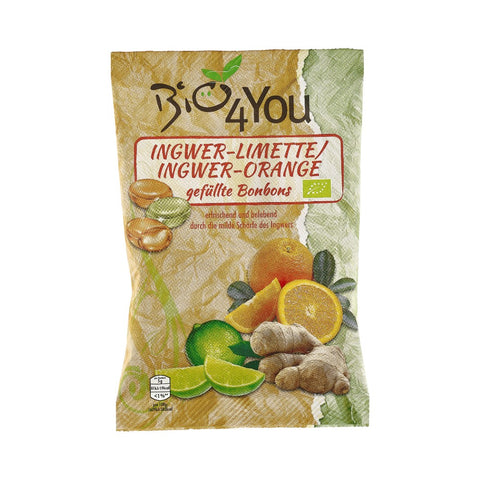 Bio bonboni ingver citrusi 75 g